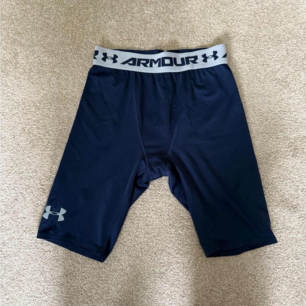 Under Armour Dark Blue Compression Shorts